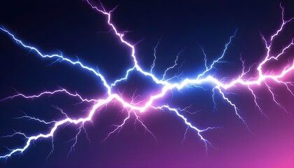 A stunning display of electric lightning bolts illuminating a dark sky.