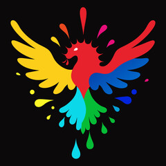 vector illustration of an eagle