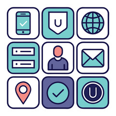 Web and Communication Icons Set