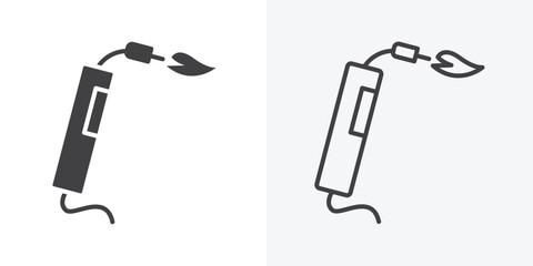 Welding icon. Line Art And Clip art Style Design