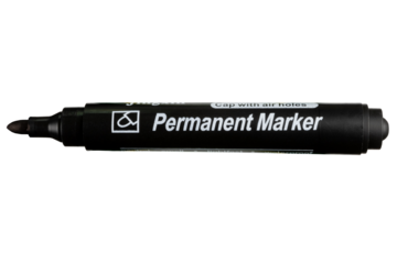 Black Permanent Marker isolated