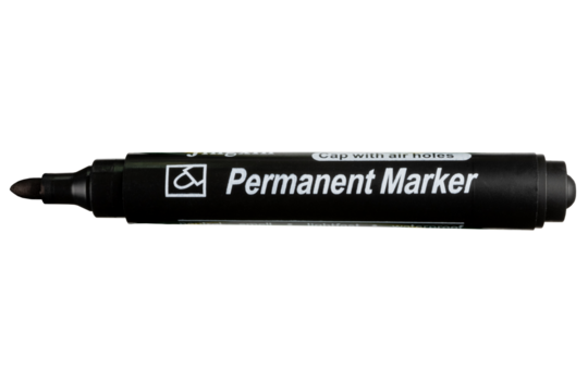 Black Permanent Marker isolated