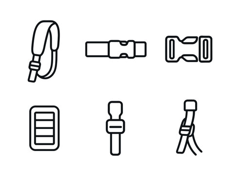 Backpack Buckle Icons