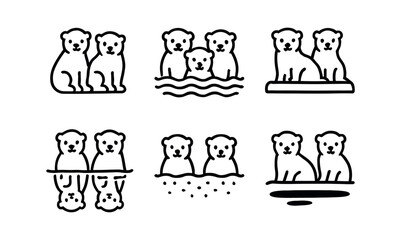 Otter Icon Grid