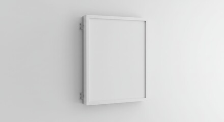The white door on a white wall is a 3D illustration of an empty room and open entryway