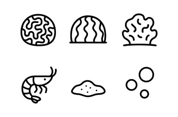 Coral Reef Icons