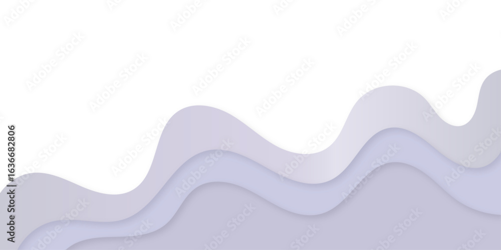 Poster a minimalist abstract background featuring a flowing,wavelike pattern of thin,delicate lavender and 