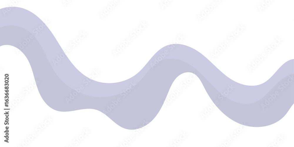 Poster a minimalist abstract background featuring a flowing,wavelike pattern of thin,delicate lavender and 