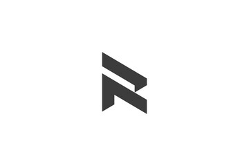 Simple R Stylish Logo Design