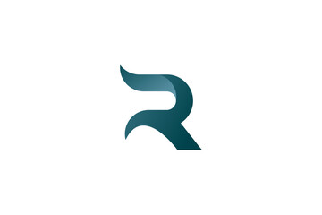 Stylish R Alphabet Logo Design
