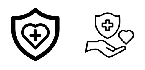 Health Insurance Protection Medical Icon