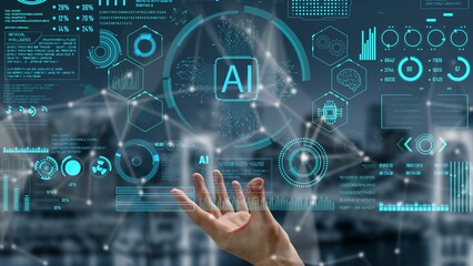 AI Assistant Brain Processor with LLM Technology, Big Data, Machine Learning, Generative AI for Business Support, Future Agentic AI Technology and Artificial Intelligence Prompt Engineering. Thunk