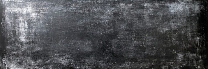An empty blackboard surface that evokes a sense of simplicity and depth.