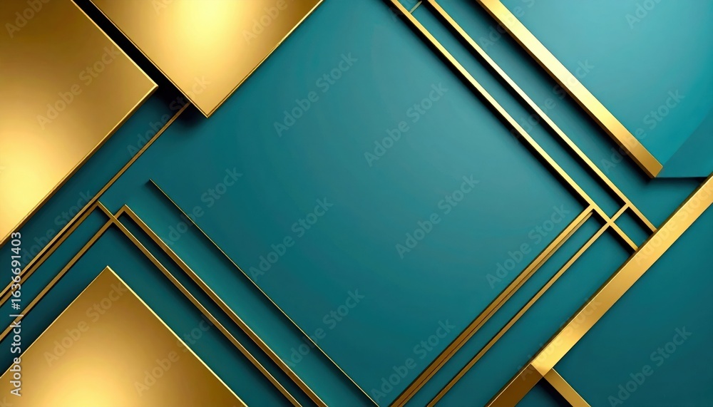 Poster modern geometric design elements digital artwork abstract concepts studio environment close-up view 