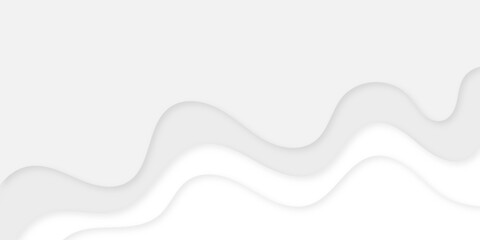 A minimalist abstract background featuring a flowing, wavelike pattern of thin, delicate light gray and white lines that subtly fade into a clean white background, creating an airy and modern design.