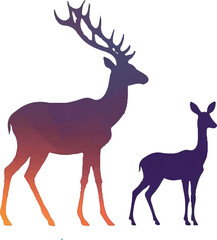 deer vector illustration