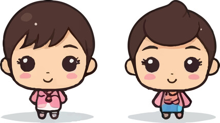 boy and girl with a smile