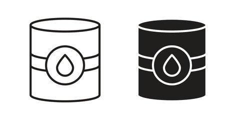 Water tank icon symbol, sign, logo or emblems. silhouette. EPS 10.