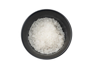 Dead sea salt pile, white crystals for body spa, sodium chloride similar to crushed ice, spa scrub