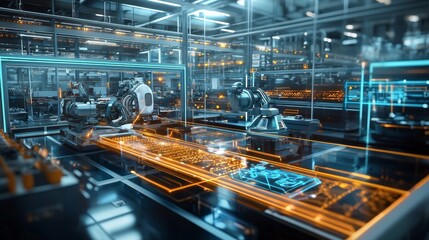 Fototapeta premium Experience the seamless integration of engineering and innovative machinery.