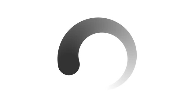 Simple Circle Loading Animation, Circle Loading Video, Loading  processing Bar Animation