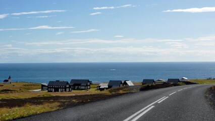 Fototapeta premium Icelandic village
