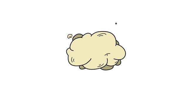 2D fighting smoke effect on white screen, animation, Element fight cloud, Confrontation effect, 2d animation, white background, illustration, dust, dust smoke, cartoon effect, 2d fight dust movement