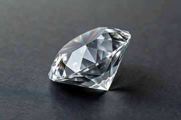 A dazzling diamond, isolated on white background, showcases its brilliant cut and clarity, a symbol of luxury, wealth, and timeless elegance, perfect for engagement or investment
