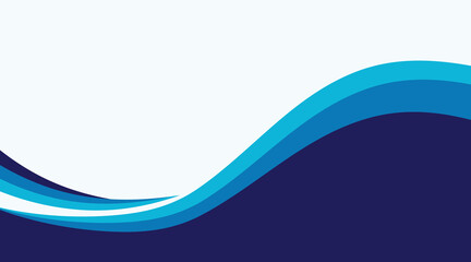 abstract blue wave background