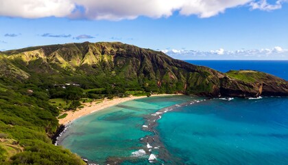 Obraz premium Scenic Hawaiian Bay