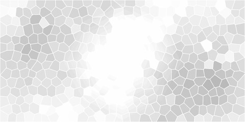 Abstract light white grey gradient with white stoke toned hexagon textured background. Simply Gentle, stained glass texture, light pattern graphic design for web, banner, templet vector background.	