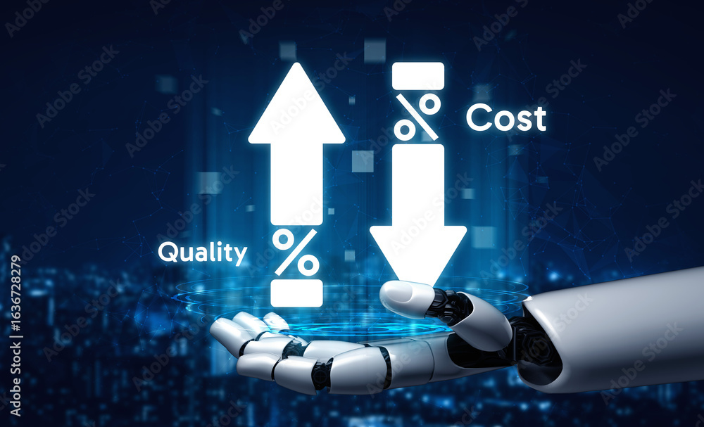 Aufkleber ai artificial intelligence drives cost-saving initiatives via process automation, virtual resource t