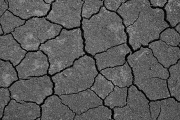 Wall texture soil dry crack pattern of drought lack of water of nature brown old broken background.