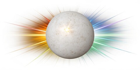 Radiant Egg Hatching Light Burst and Speckled Shell, egg, birth