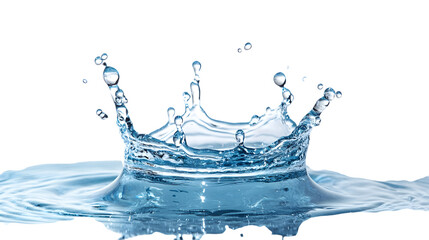 Water Splash Crown A Captivating Display of Liquid Motion Frozen in Time with Crystal Clear Purity