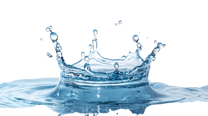 Water Splash Crown A Captivating Display of Liquid Motion Frozen in Time with Crystal Clear Purity