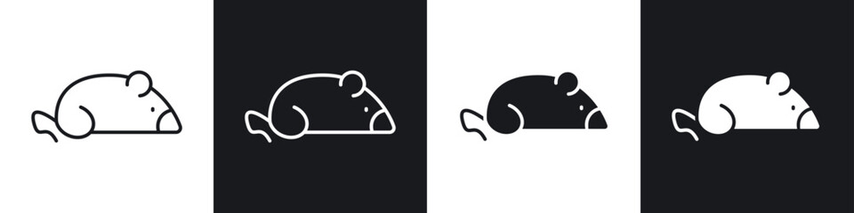 Rat icon vector - Sign or Symbol collection