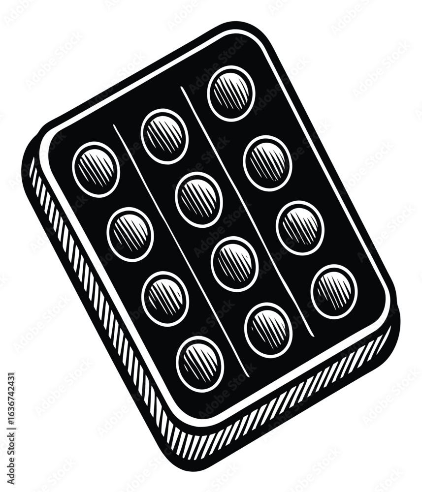 Poster abstract vector background with buttons squares and technology elements