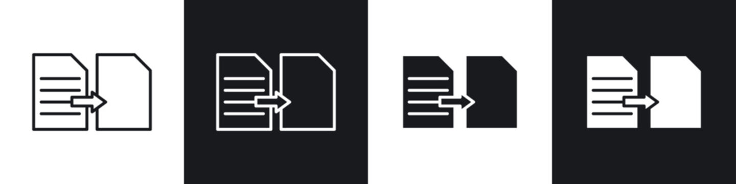 Compare icon vector - Sign or Symbol collection