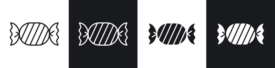 Candy icon vector - Sign or Symbol collection