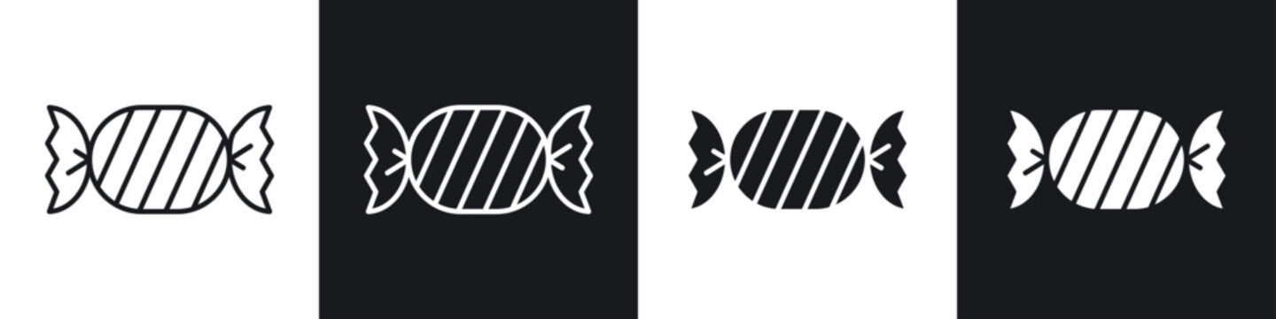 Candy icon vector - Sign or Symbol collection