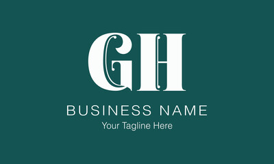 GH G gh initial logo | initial based abstract modern minimal creative logo, vector template image. luxury logotype logo, real estate homie logo. typography logo. initials logo