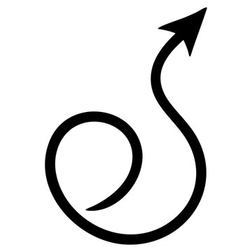 devil tail vector