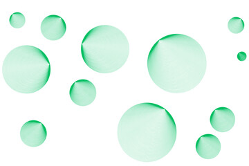 Abstract Green Concentric Circles Dark Background Design Pattern