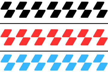 Abstract Red Blue Diagonal Geometric Pattern Background