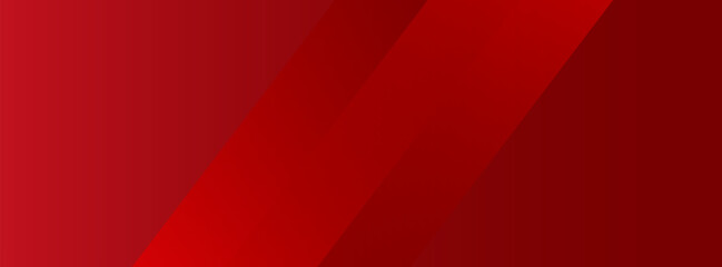 Abstract red modern decorative stylish wave banner background vector