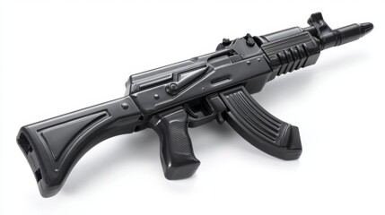 Black Toy Gun Plastic Ak-47