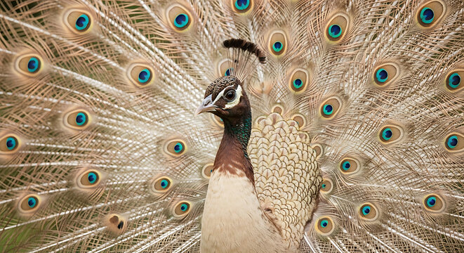 Wildlife photography of Cameo Peacoc