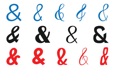 And sign. Ampersand icon