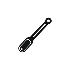 Black and White Image of a Medical Instrument Isolated on a White Background for Healthcare Concepts